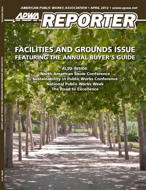 Apwa Reporter April 2012 Issue By American Public Works Association Issuu