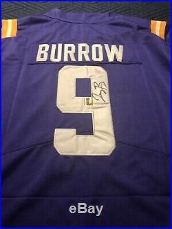 Joe Burrow Signed LSU Purple Home Jersey | Signed Sports Memorabilia