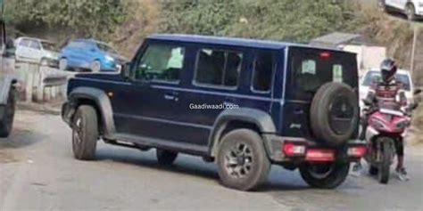 Maruti Suzuki Jimny Spotted In Nexa Blue Colour For The First Time