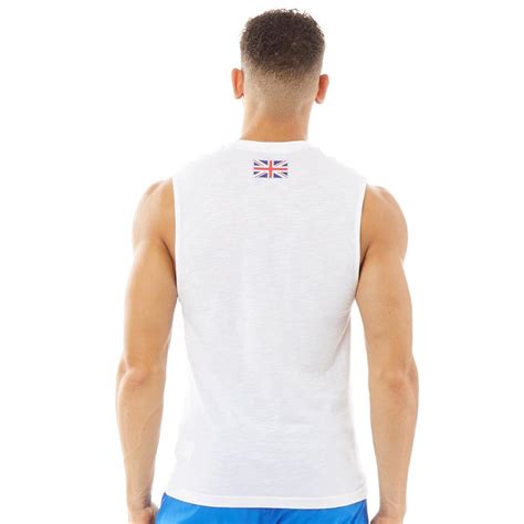 Buy Adidas Mens Team Gb Cotton Tank Top White