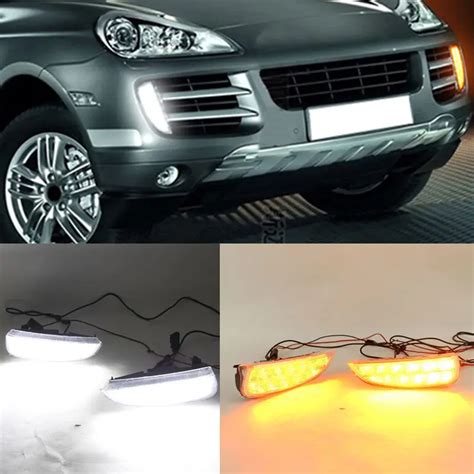 Luz Led De Circulaci N Diurna Para Porsche Cayenne Se Al De Giro