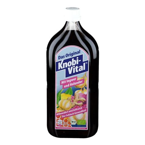 KnobiVital Mit Ingwer Und Holunder 960 Ml Shop Apotheke