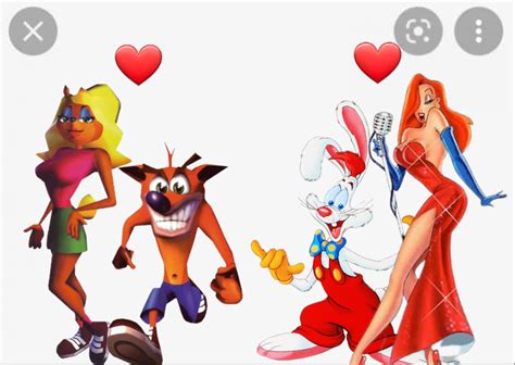 Crash X Tawna And Roger Rabbit X Jessica By Marceloluie On Deviantart