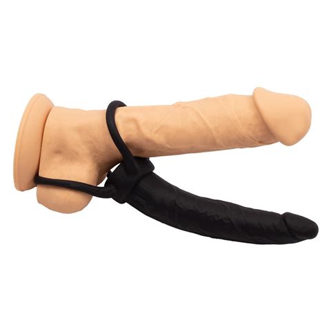 Bondara Black Dual Penetration Anal Strap On Dildo Inch Discreet