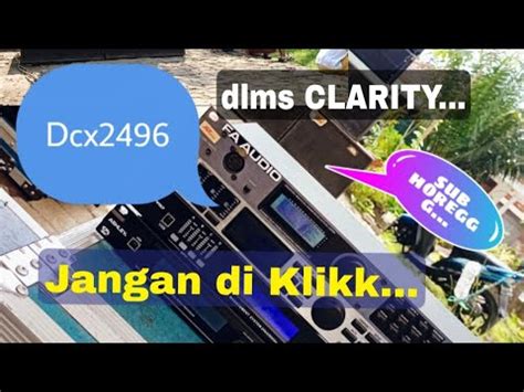 Cek Sound Dan Setting Dlms Behrenger Dcx2496 Apa Sihh Menunya