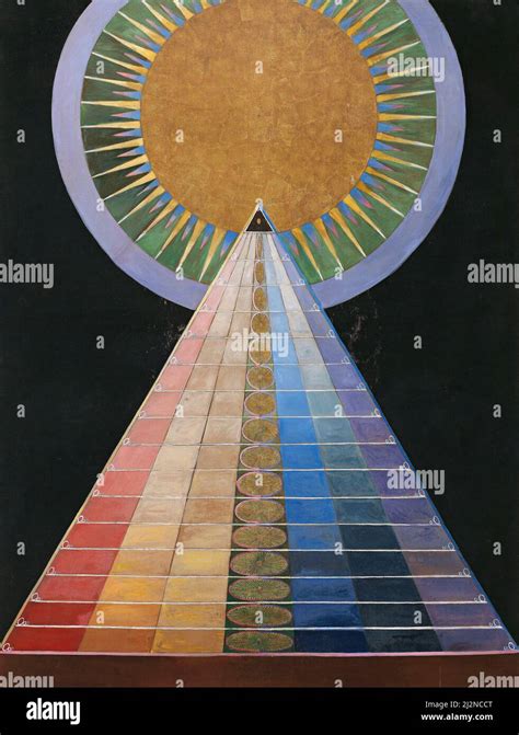 Art By Hilma Af Klint Swedish Artist Altarpiece No 1 Group X 1915