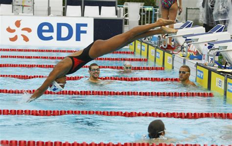 Dernière plongeon avant Londres Natation