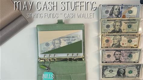 May Cash Stuffing Sinking Funds Mom Budgets Youtube