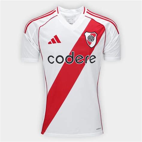 Camisa River Plate Adidas Home Torcedor 24 25 S N Masculina Camisa De