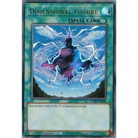 遊戯王 英語 EU版 BLMR EN088 次元の裂け目 Dimensional Fissure ウルトラレア BLMR EN088