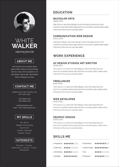 50+ Free Microsoft Word Resume Templates to Download | Downloadable ...
