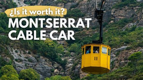 Montserrat Cable Car Aeri Montserrat To Barcelona Youtube