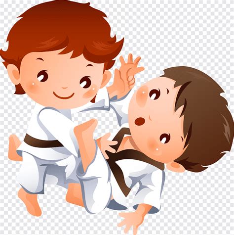 Pratique Du Judo Sport Kata Dojo Enfant Enfant Main Png Pngegg