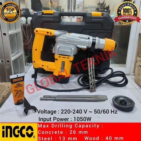 Jual Mesin Bor Bobok Beton Sds Plus Mm J Rotary Hammer Ingco