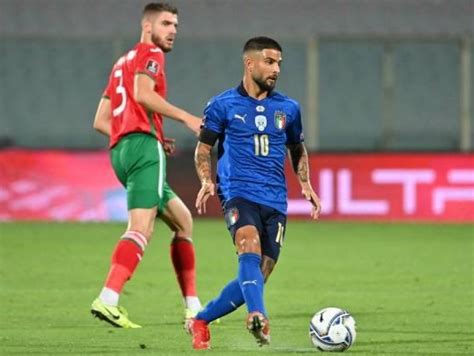 Insigne S Match Shirt Italy Bulgaria Charitystars