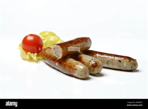 Nuremberger Rostbratwurstchen Roasted Germany Stock Photo Alamy