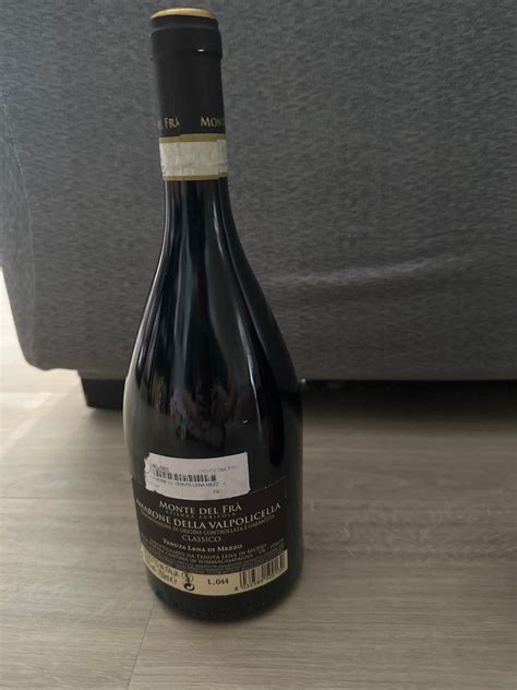 Monte Del Fr Amarone Della Valpolicella Classico Lena Di Mezzo Docg