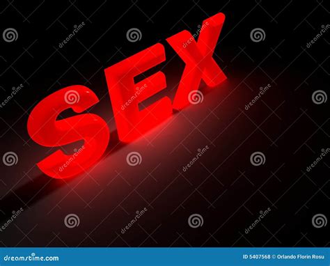 Sex Stock Illustration Illustration Of Text Light Glow 5407568