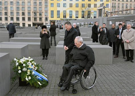 Trauer um Bundestagspräsident Dr Wolfgang Schäuble Stiftung Denkmal