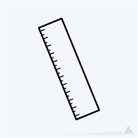 Icon Vector of Ruler - Line Style 3610437 Vector Art at Vecteezy