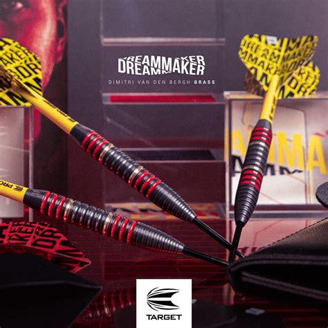 Target Dart Pro Ultra Brass Nr Dimitri Van Den Bergh Dart Flight Da