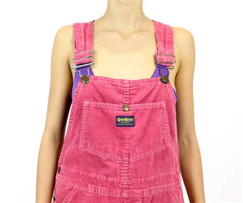 Corduroy Overalls S Pink Osh Kosh Bgosh Womens