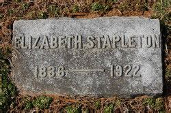 Elizabeth McKee Stapleton 1836 1922 Mémorial Find a Grave