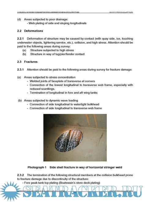 Double Hull Oil Tankers Guidelines For Surveys Assessment And Repair Of Hull Structures