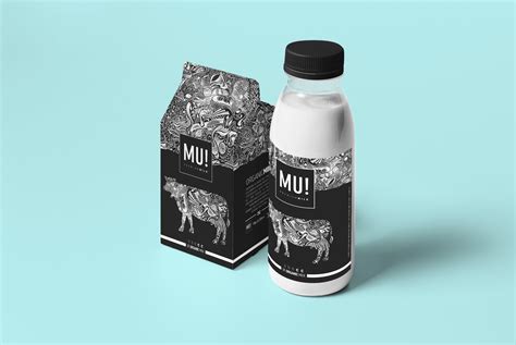 Premium Milk Packaging Design Behance