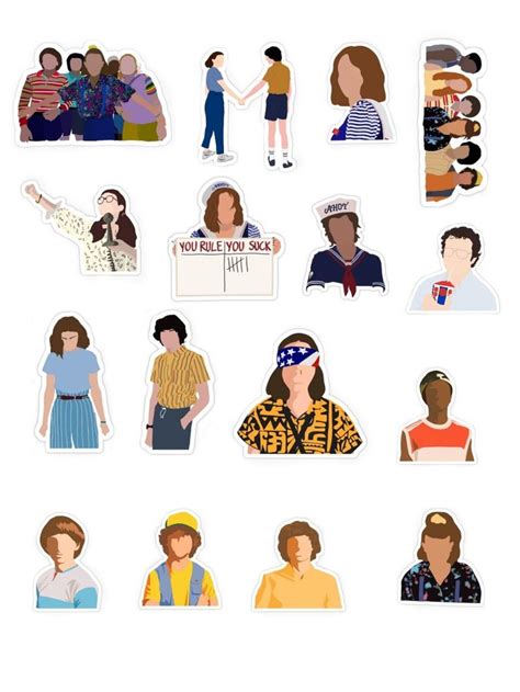 Stranger Things Stickers Pegatinas Para Imprimir Gratis Pegatinas