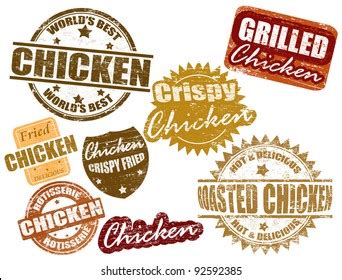 Set Grunge Rubber Stamps Word Barbeque Stock Vector Royalty Free