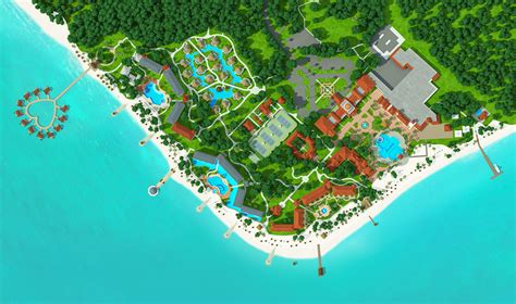 Sandals Barbados Resort Map