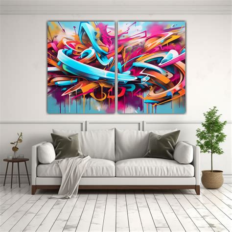 Cuadros Decorativos Graffiti Armonía 4k Calidad Y Diseño Exclusivo