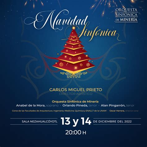 Concierto Navidad Sinfónica Cartelera Música en México