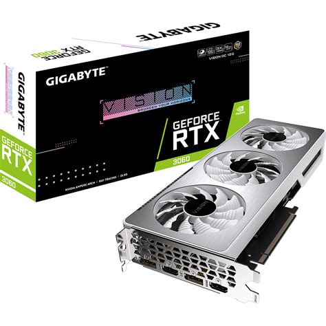 Gigabyte Geforce Rtx 3060 Vision Oc 12g Rev 20 Lhr Carte Graphique Ldlc Muséericorde