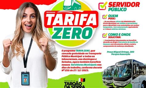 Tarifa Zero Beneficia Servidores P Blicos De Tabo O Da Serra