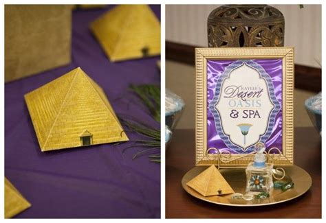 Pyramid Favor Boxes Egyptian Party Spa Party Egyptian