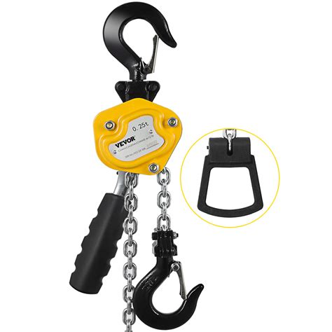 Vevor Lbs Manual Lever Chain Hoist Ton Ft G Mini Come Along