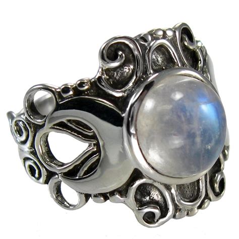 Lunar Victorian Moonstone Ring | Moonstone Rings