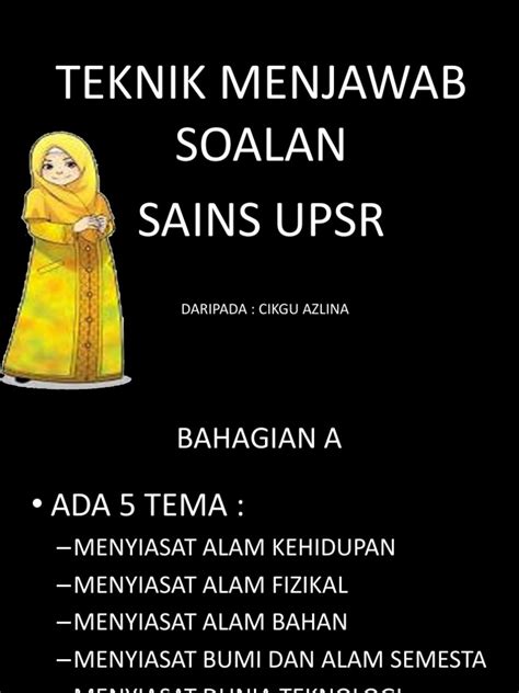 PDF Pp Teknik Menjawab Sains Upsr DOKUMEN TIPS