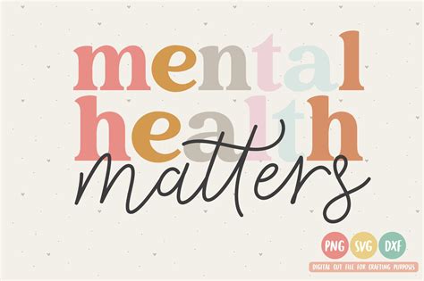 End The Stigma Png Mental Health Matters Svg Cut File Drawing