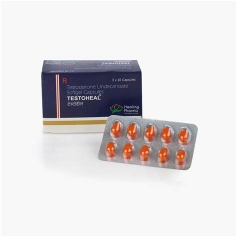 Testoheal Softgel Capsules At Rs 195 Stripe Soft Gel Capsule In