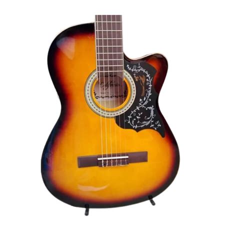 California CALC5TC SB guitarra acústica sunburst con borde negro en