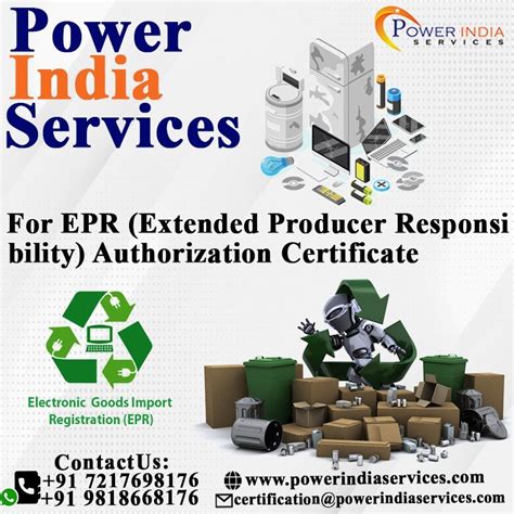 Plastic Waste Epr Registration Manufacturing Import New Certification