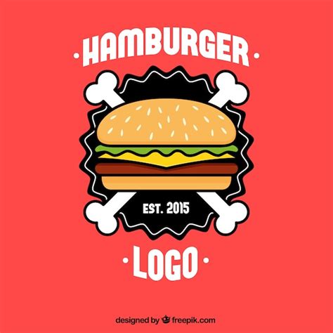 Logotipo De Hamburguesa Descargar Vectores Premium