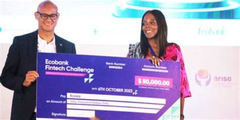 Prix Ecobank Fintech Challenge Une Camerounaise Empoche Les