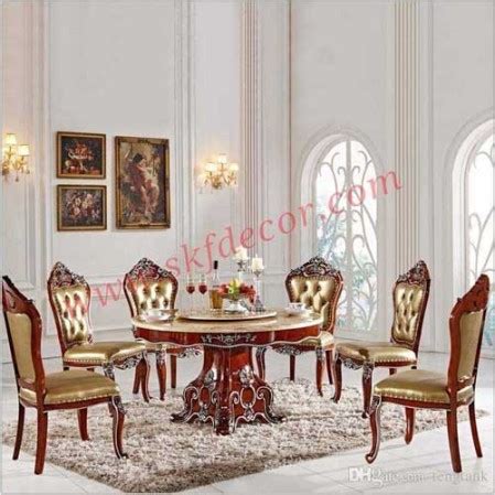 Buy Round Modern Dining Table Latest Design In Delhi Skf Decor Pvt Ltd