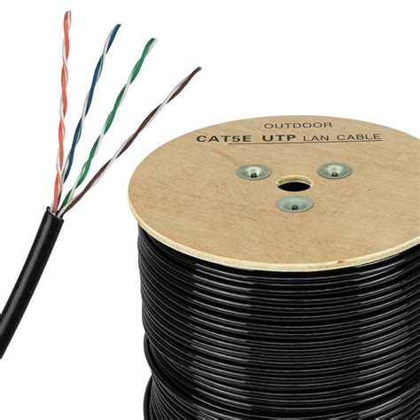 Cable UTP Cat 5e aleación para Exterior 1m MarBolTEC