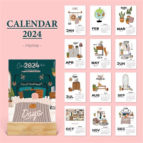 Jual Calendar 2025 A6 Nature Wooden Kalender A6 Kalender Meja