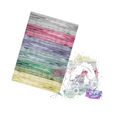 Feuille De Flex A Plottermarie Aspect Bois Multicolore La Fourmi